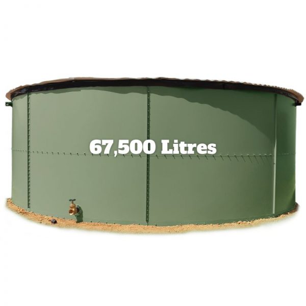 67,500 Litre Steel Rainwater Tank