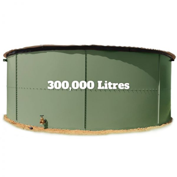 300,000 Litre Steel Rainwater Tank