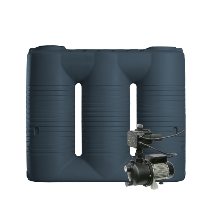 Mountain Blue 2,000L Slimline Water Tank SLR and UP-TECH40PC Pump