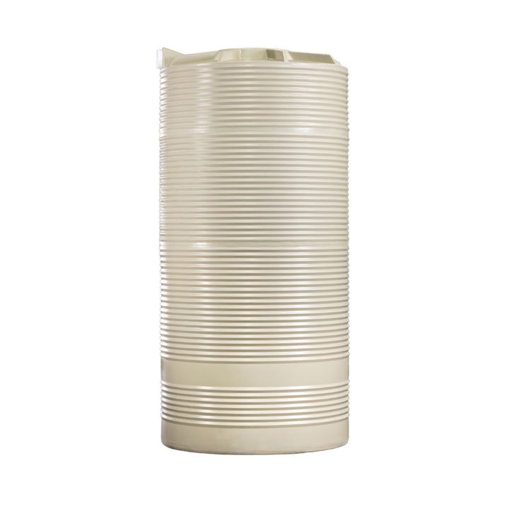 Cream 1,200L Round Rainwater Tank