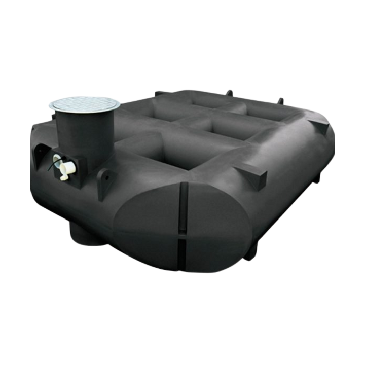 Black 5,000L Underground Water Tank