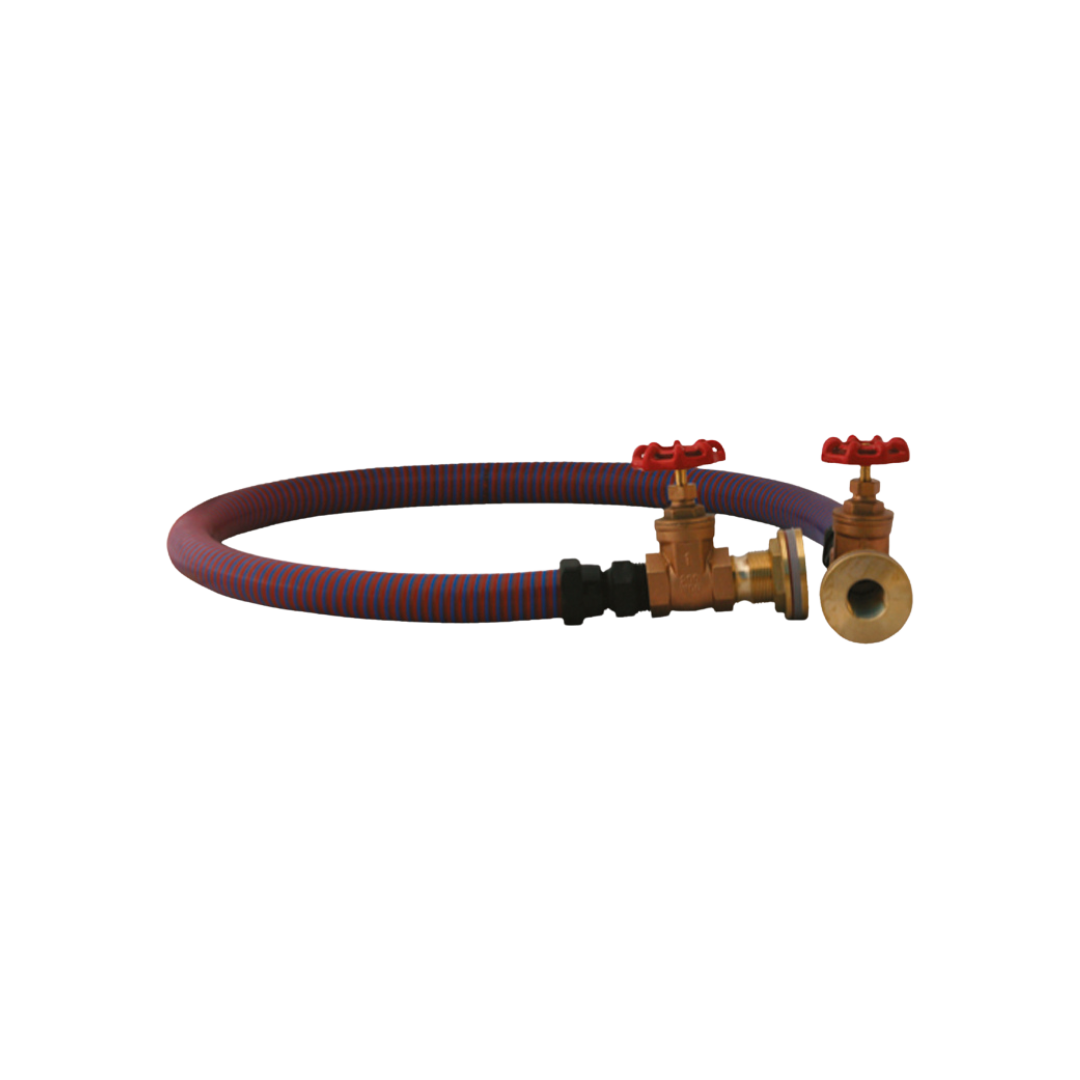 Tank to Tank Connection 38mm incl. GV and Outlets – Nylex Tanks