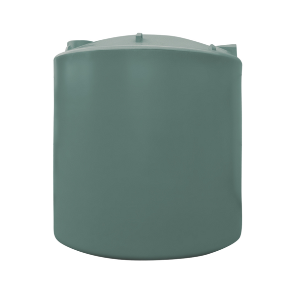 Green 10,000L Tall Straight Wall Water Tank