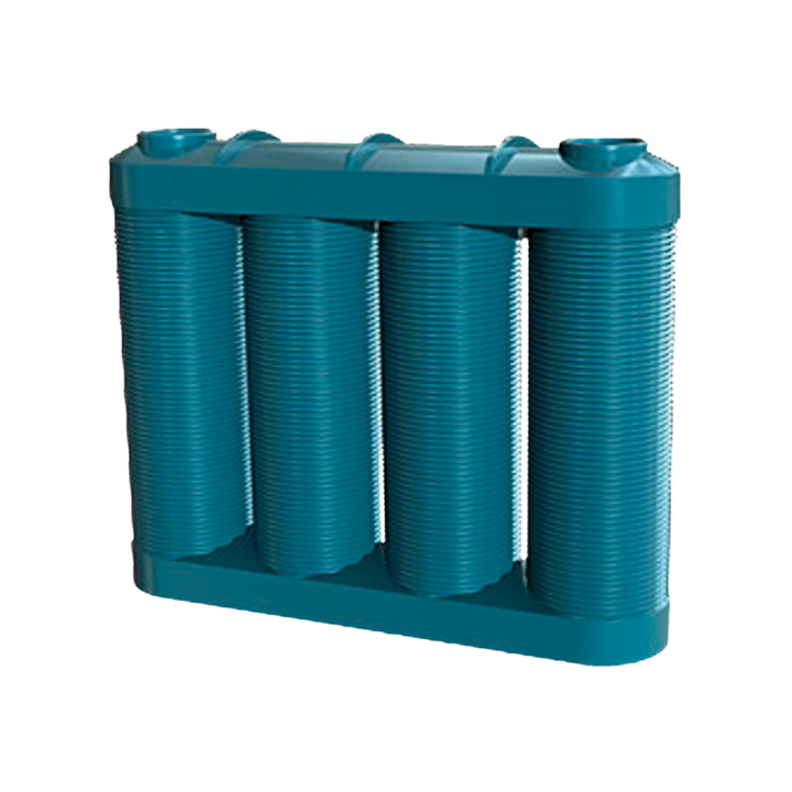 Blue 2,500L Slimline Corrugated