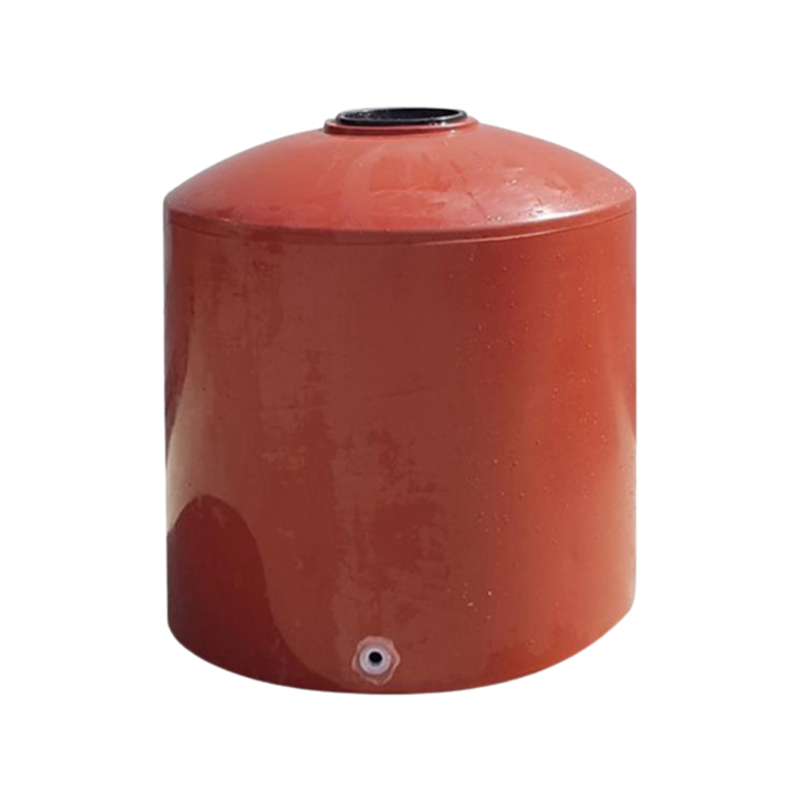 Red 1,000L Straight Wall Water Tank