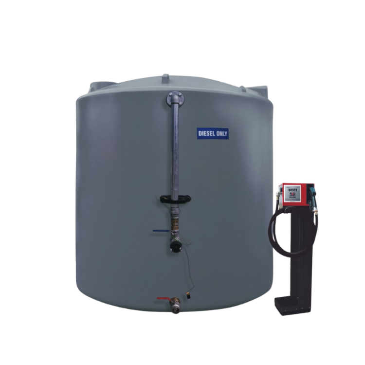 Diesel Storage Tank 5,000ltr & 240v Diesel Bowser With Pedestal – Nylex 