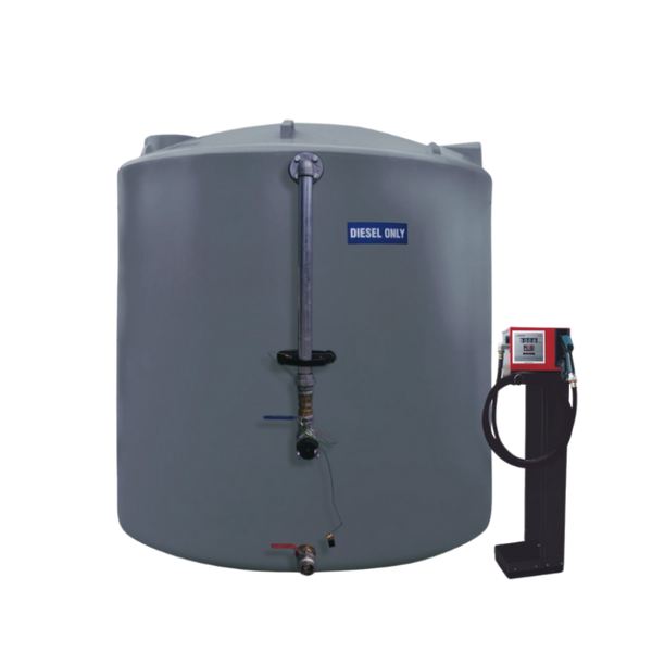 Diesel Storage Tank 10,000Ltr & 240V Diesel Bowser with Pedestal